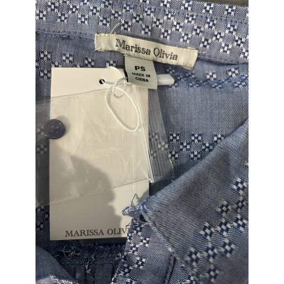 Marissa Olivia Size PS-Collared Button Down Full Length Sleeve Or Roll Tab. NWT - Picture 8 of 9